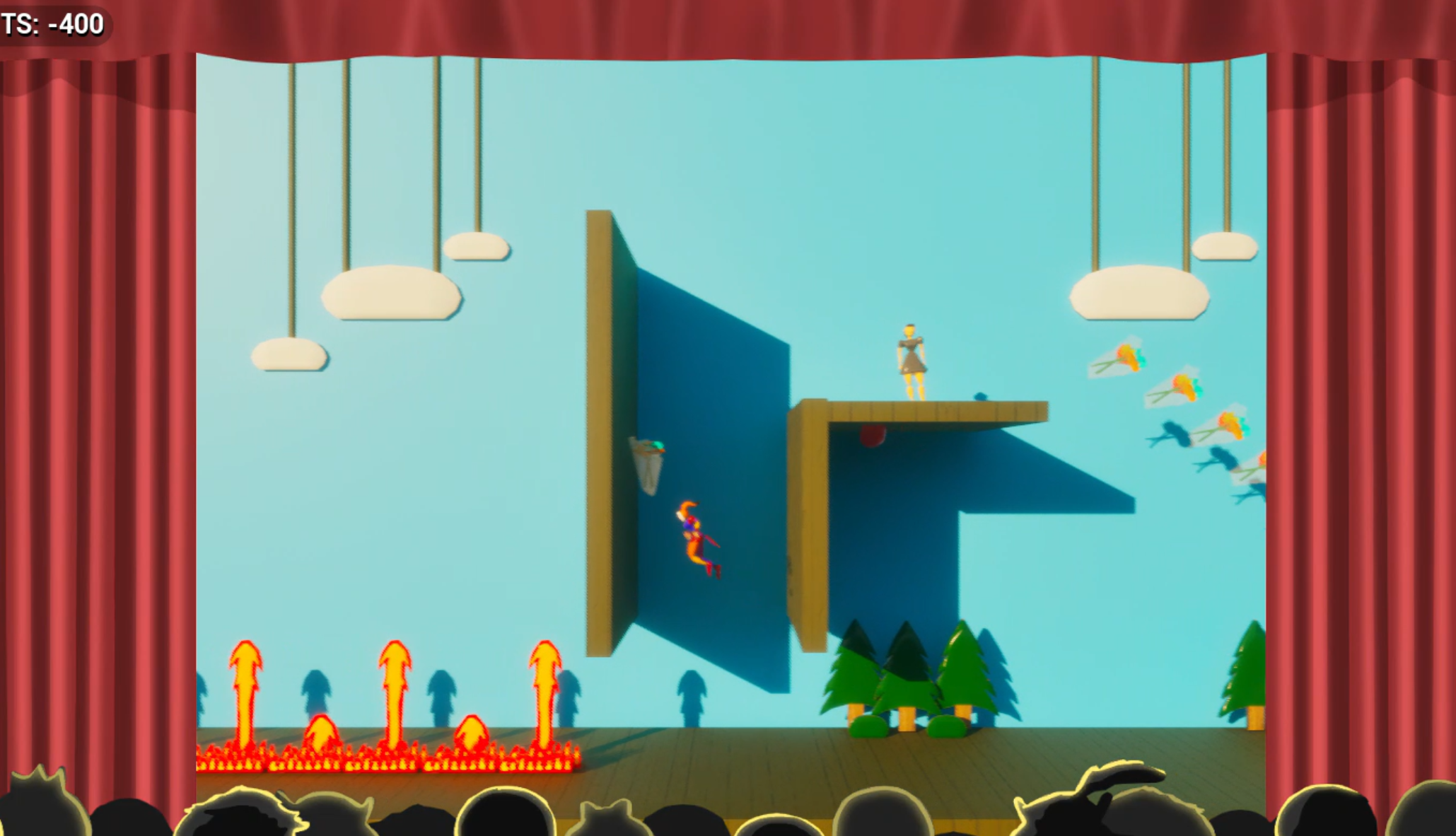 A preview of a 2.5D game where you play as theatre actor playing a jester