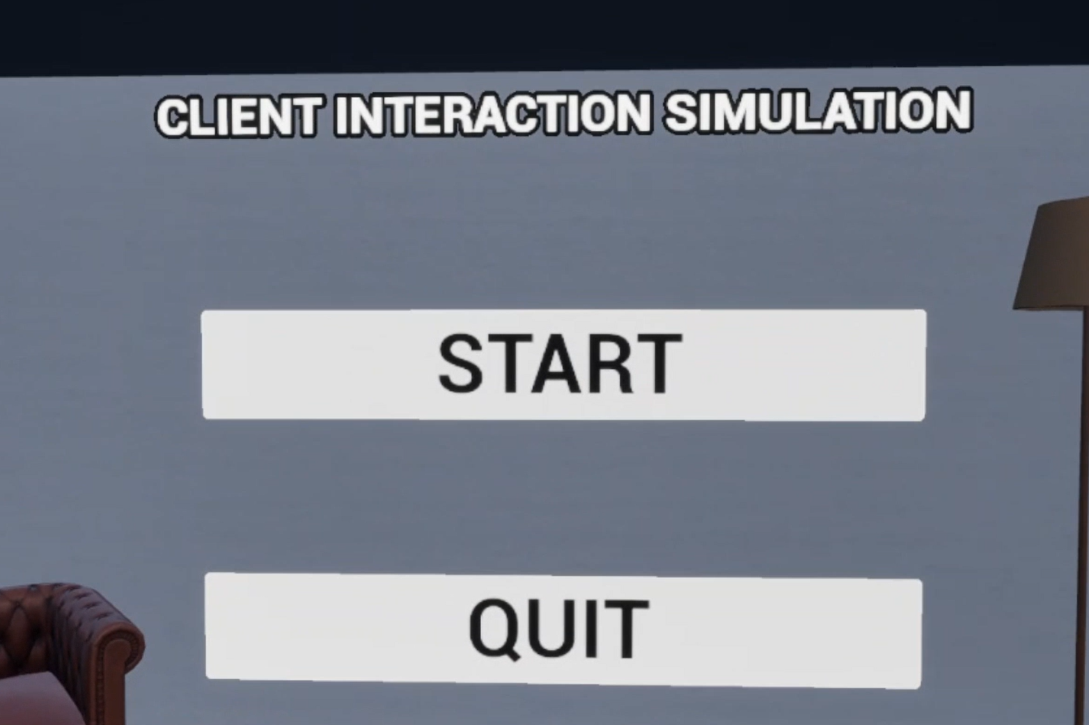 The main menu.